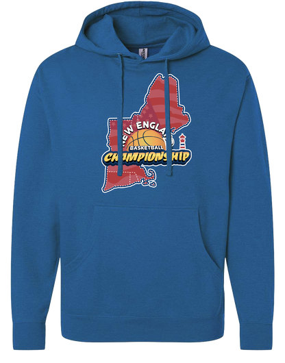 Heather Blue New England State Basketball Sweatshirt