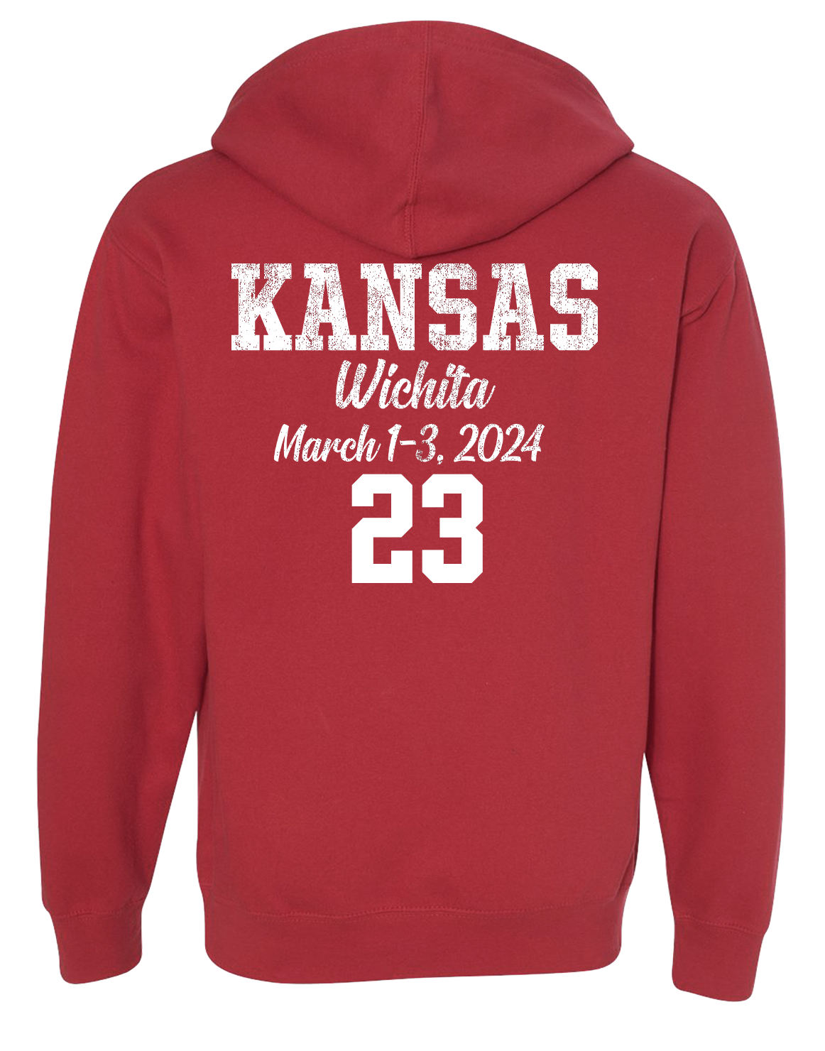 Red Kansas State Basketball Sweatshirt