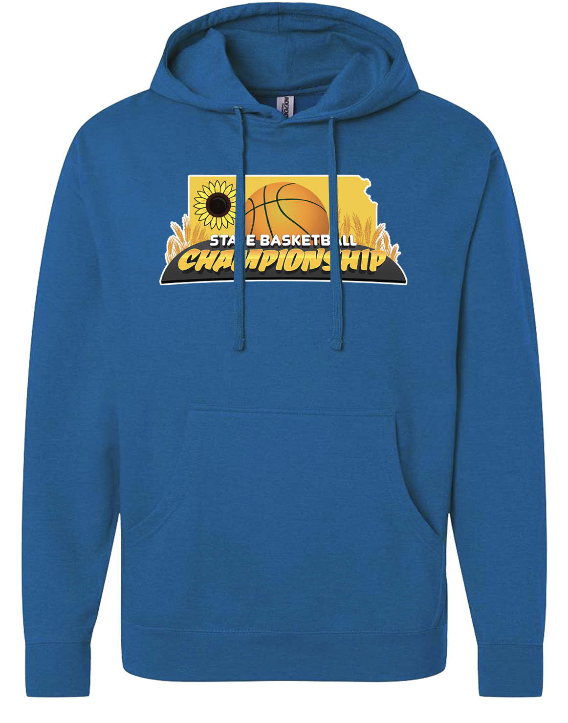 Heather Blue Kansas State Basketball Sweatshirt