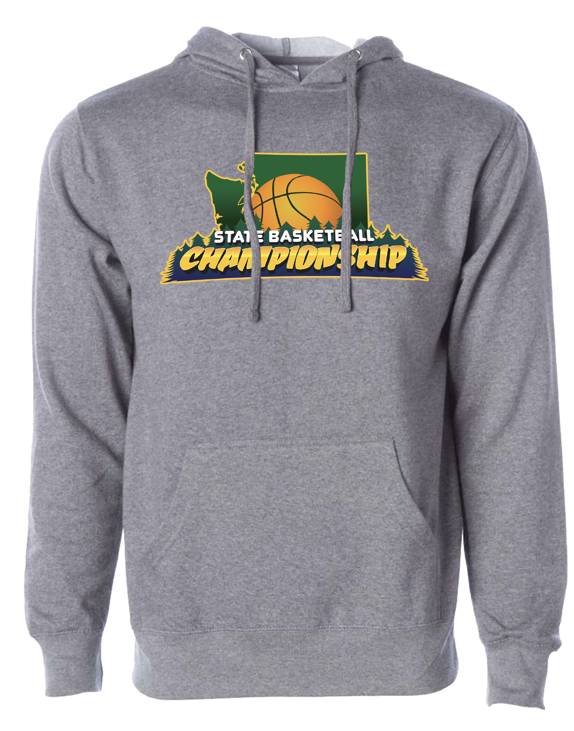 Grey Washington State Basketball Sweatshirt