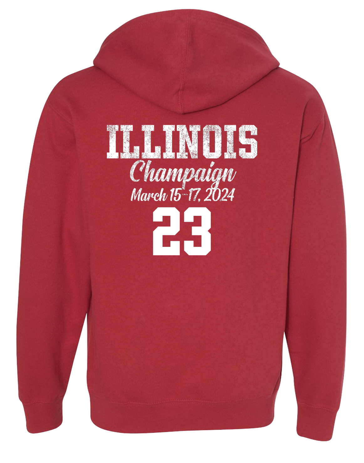 Red Illinois State Basketball Sweatshirt