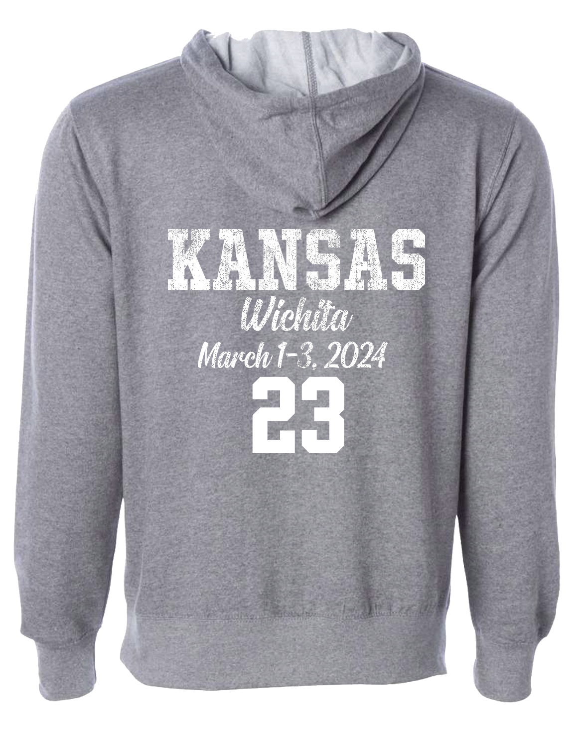 Grey Kansas State Basketball Sweatshirt