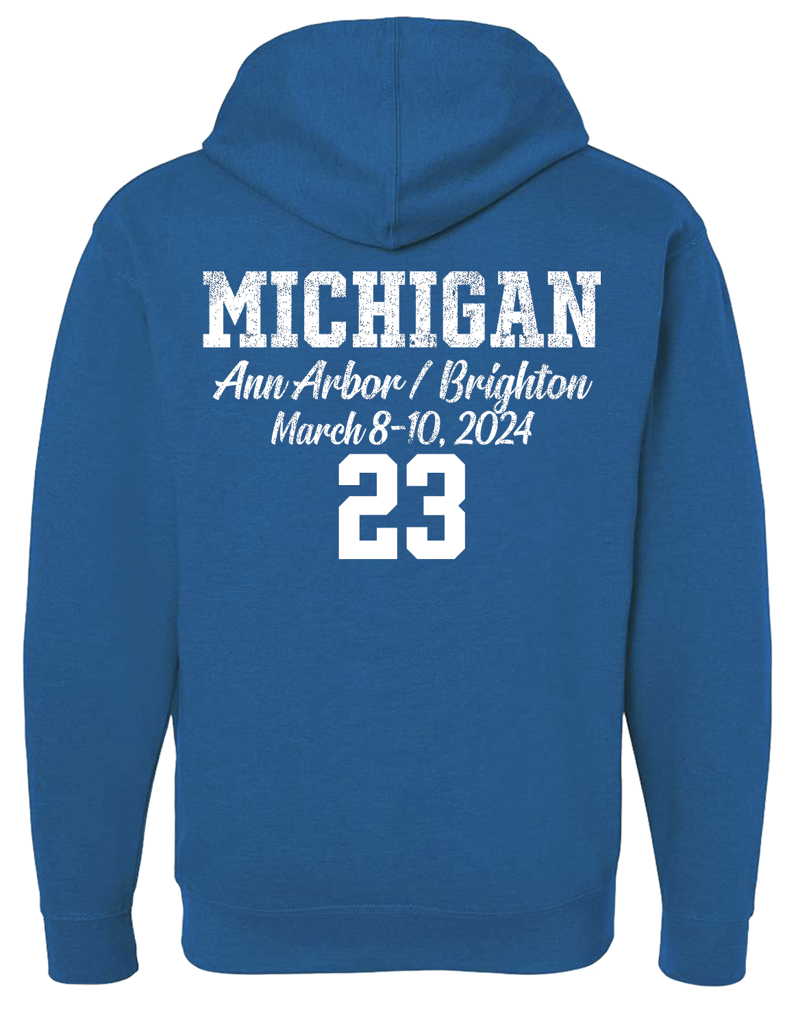 Heather Blue Michigan State Basketball Sweatshirt