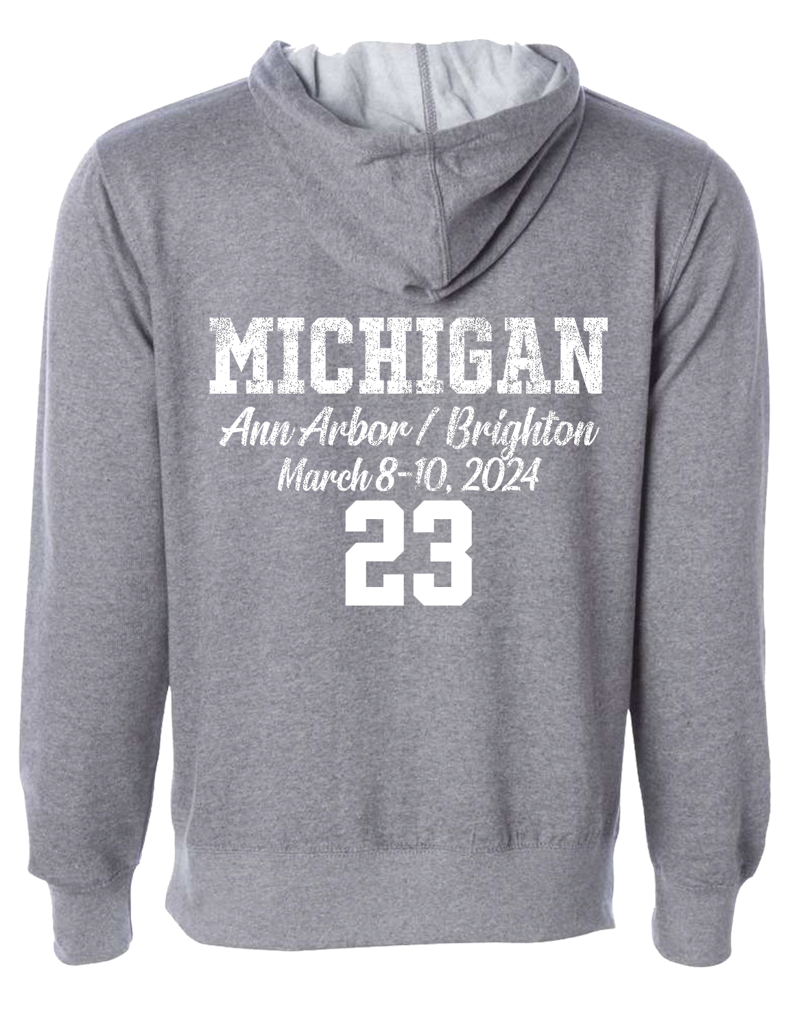 Grey Michigan State Basketball Sweatshirt