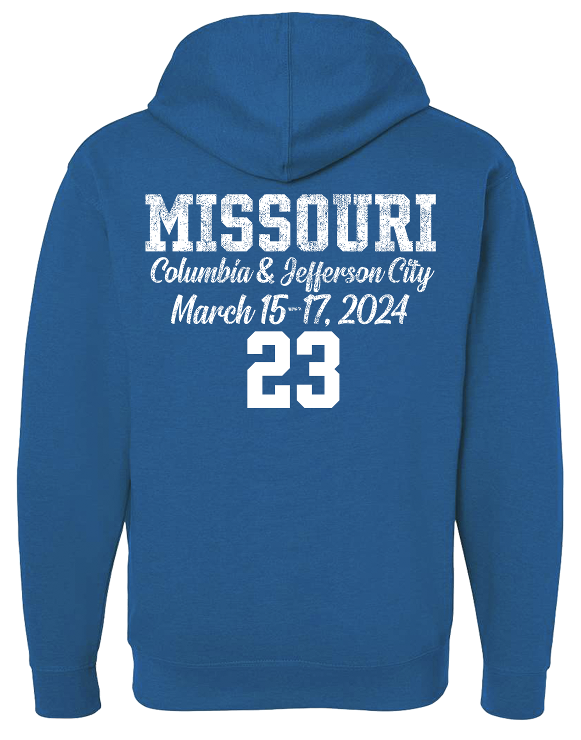 Heather Blue Missouri State Basketball Sweatshirt