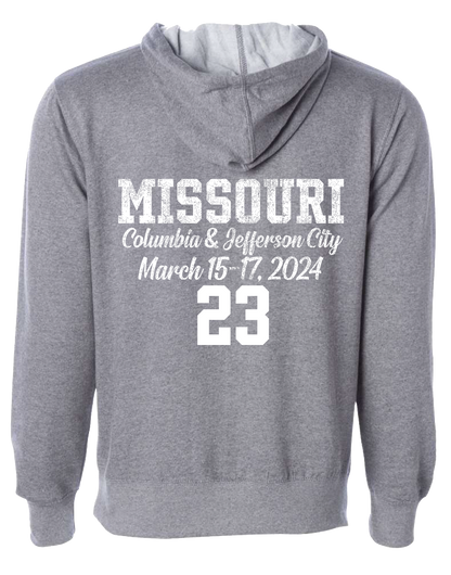 Grey Missouri State Basketball Sweatshirt