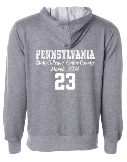 Grey Pennsylvania State Basketball Sweatshirt