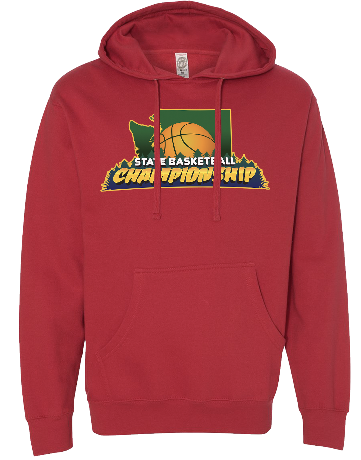 Red Washington State Basketball Sweatshirt