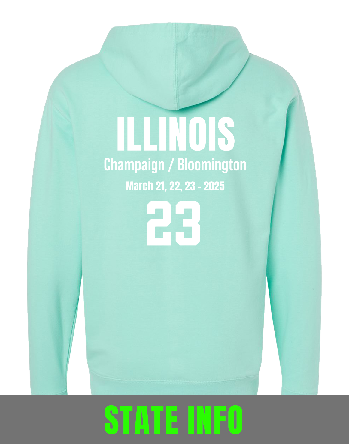 Mint Illinois State Basketball Sweatshirt