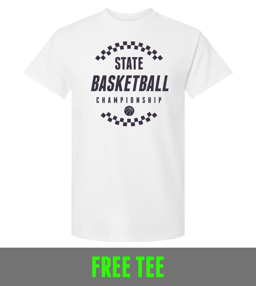 Grey Wisconsin State Basketball Sweatshirt