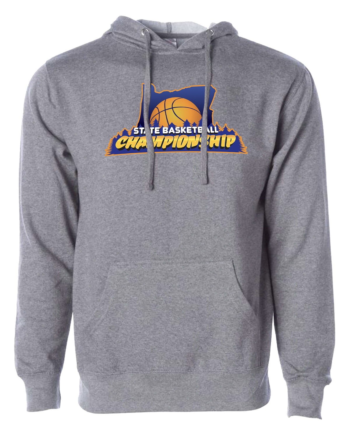 Grey Oregon State Basketball Sweatshirt