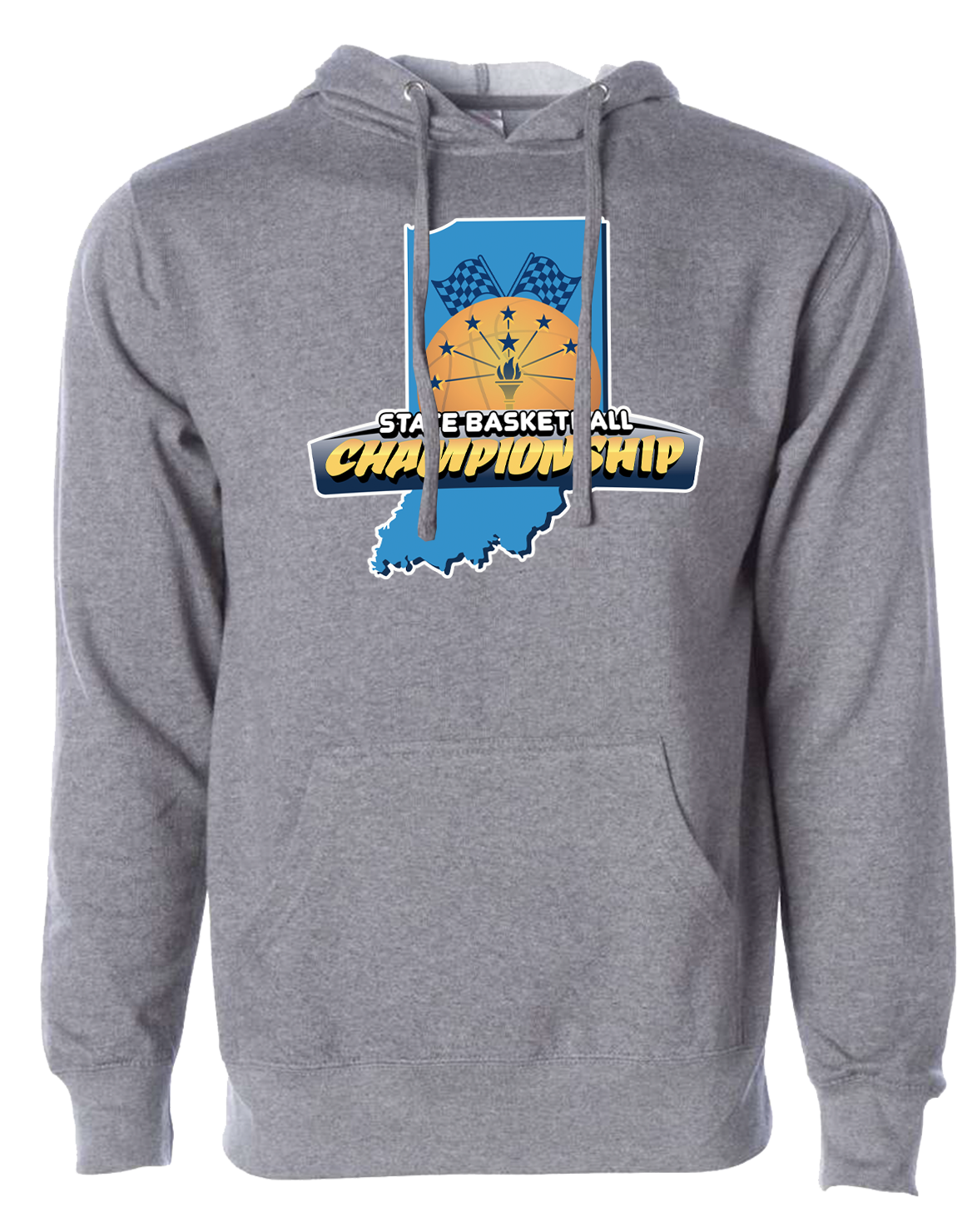 Grey Indiana State Basketball Sweatshirt