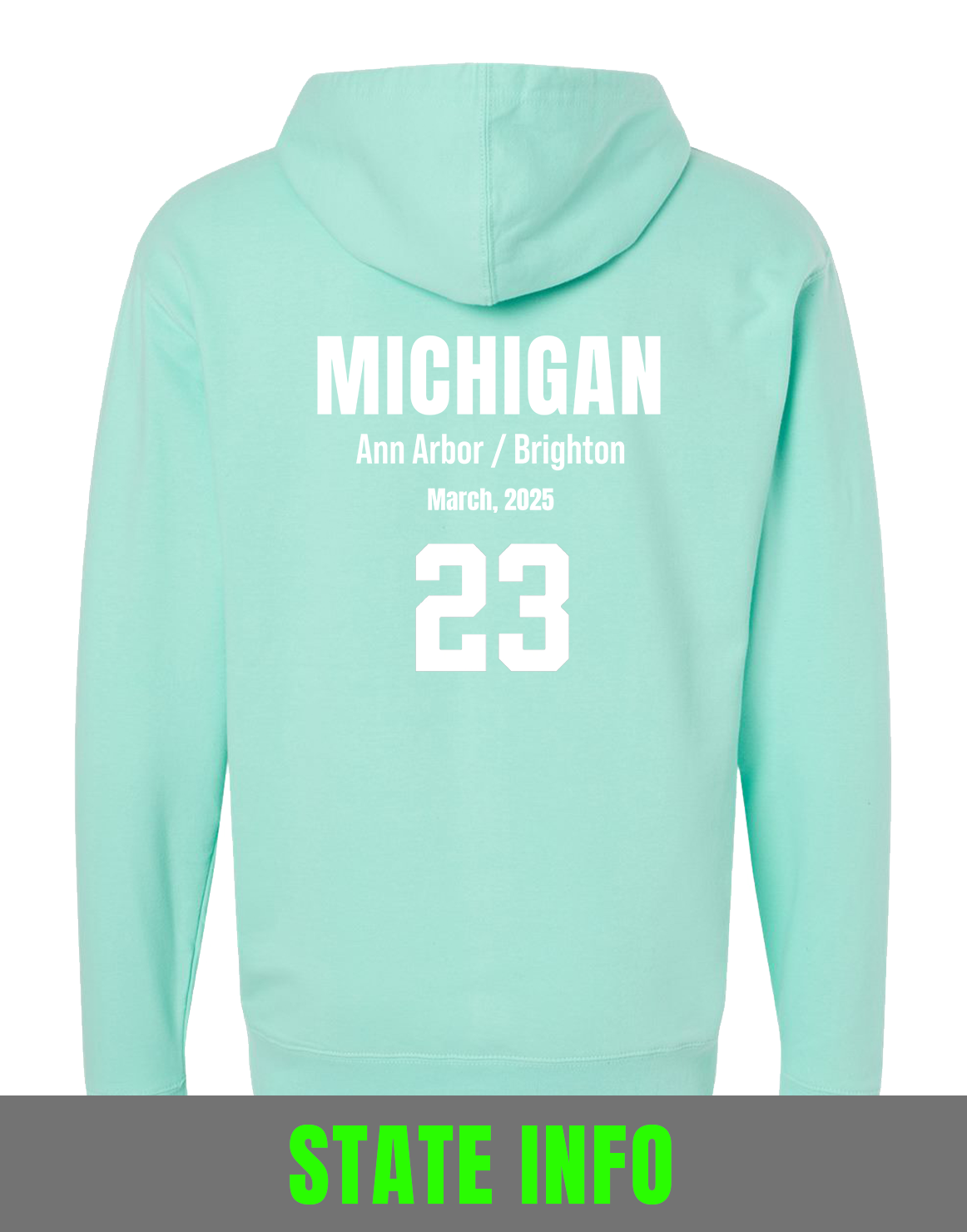 Mint Michigan State Basketball Sweatshirt