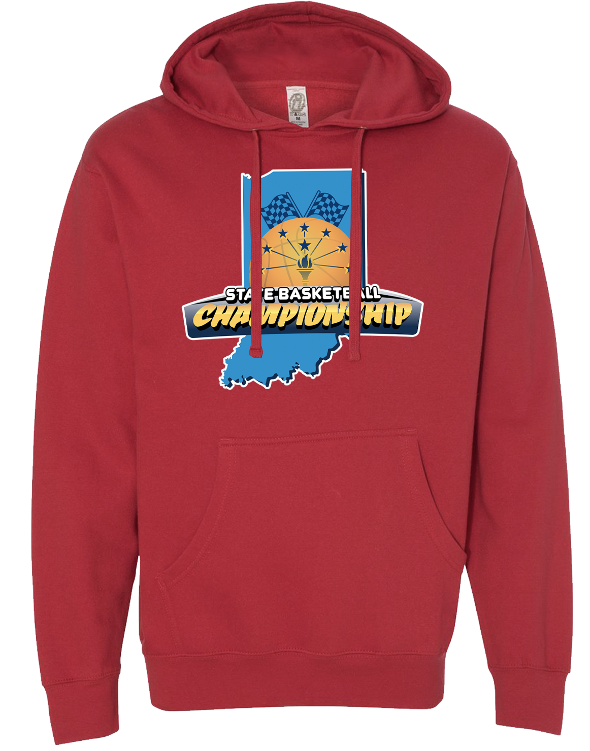 Red Indiana State Basketball Sweatshirt