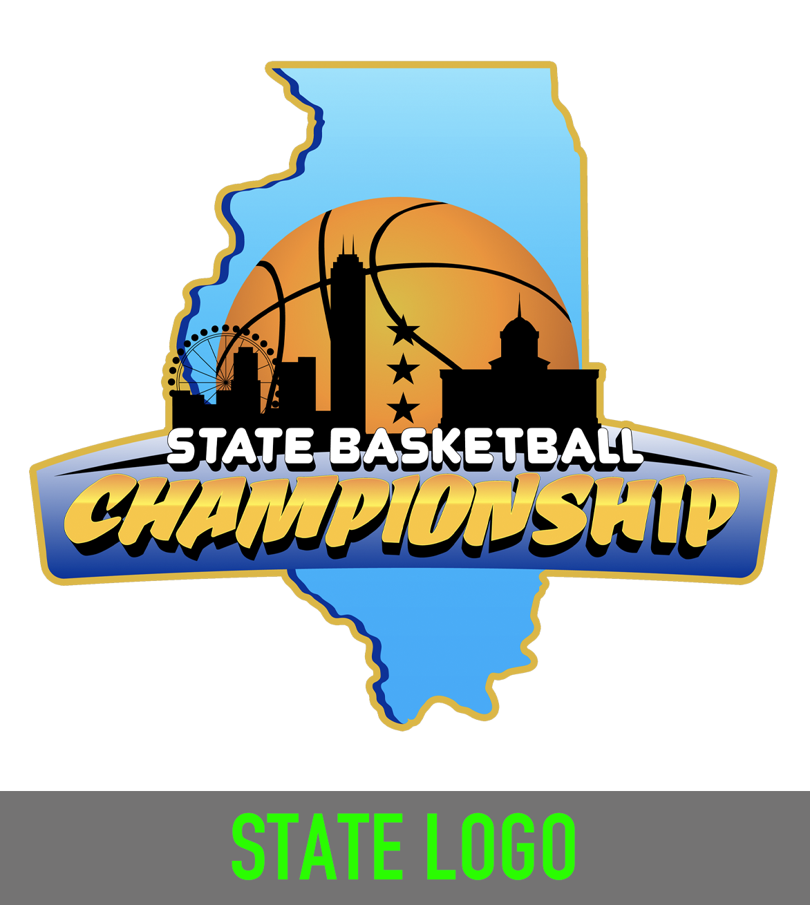 Forest Camo Illinois State Basketball Sweatshirt
