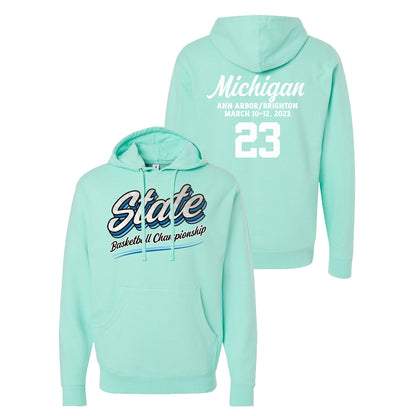 Mint Michigan State Basketball Sweatshirt
