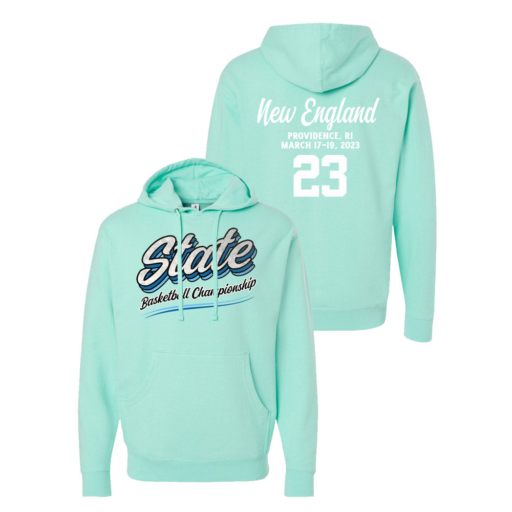 Mint New England State Basketball Sweatshirt