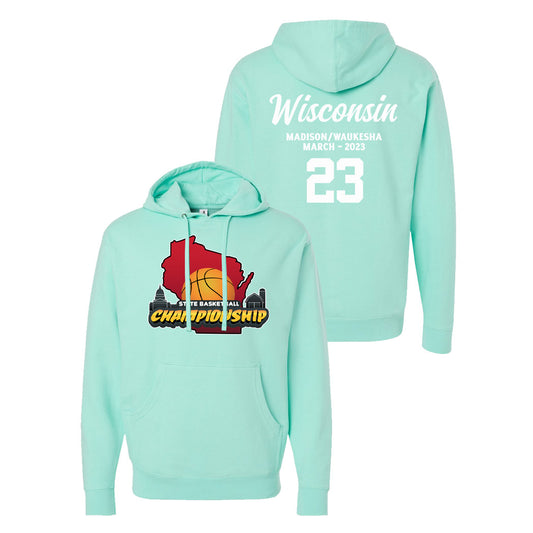 Mint Wisconsin State Basketball Sweatshirt