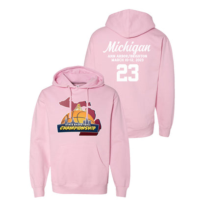 Pink Michigan State Basketball Sweatshirt