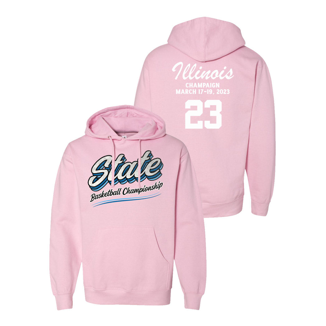 Pink Illinois State Basketball Sweatshirt
